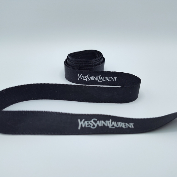 Rare Satin YSL Ribbon – 3 Yards NWT (Also Available by the Yard) Authentic - Picture 2 of 3